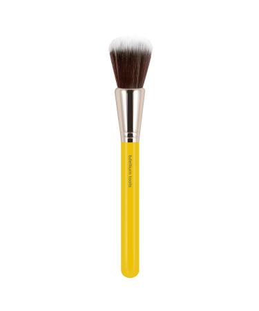 Bdellium Tools Professional Makeup Brush - Studio Series 958 Duo Fibre Powder Blending - With Soft Synthetic Fibers For Lightweight Application and Blending (Yellow 1pc)