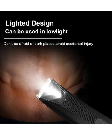 Hair Clippers for Sensitive Areas - Rechargeable IPX7 Electric Body Trimmer & Painless Epilator for Men - Buy Online on GoSupps.com