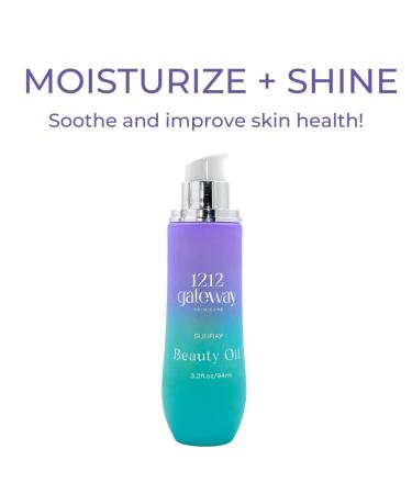 1212 Gateway Sunray Beauty Oil | Vegan Hydrating Body Oil with Essential Oils | Nourishing Skin Care 3.2 oz - Buy Online on GoSupps.com