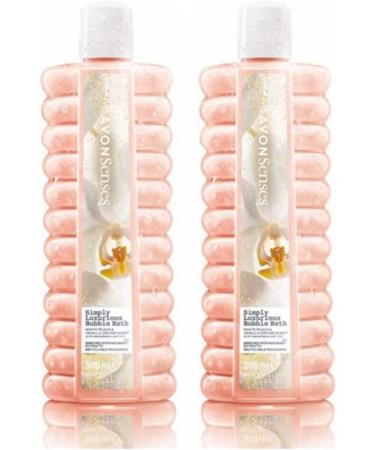 Avon White Peach & Vanilla Orchid Bubble Bath - 2 x 500ml | Senses Simply Luxurious - Buy Online on GoSupps.com
