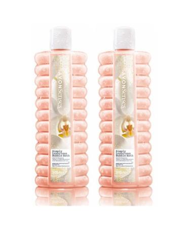 New Avon Bubble Bath | White Peach & Vanilla Orchid | Senses Simply Luxurious Bubble Bath | 2 x 500ml - Buy Online on GoSupps.com