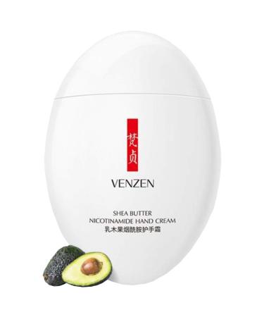VENZEN Shea Butter Nicotinamide Hand Cream Natural Ingredients Dry Skin Protective Refreshing Moisturizing