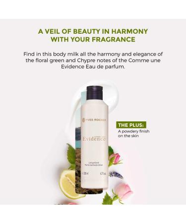 Yves Rocher Comme une vidence Body Lotion 200ml | Floral Chypre Fragrance | Moisturizing Cream for Women | Luxurious Skin Care - Buy Online on GoSupps.com