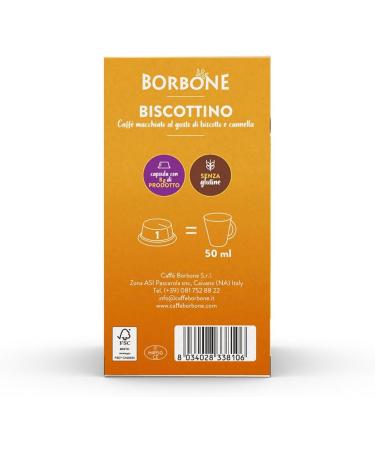 Caff Borbone 96 Capsules compatible with Lavazza a Modo Mio Soluble Drink with Biscottino flavor - Buy Online on GoSupps.com