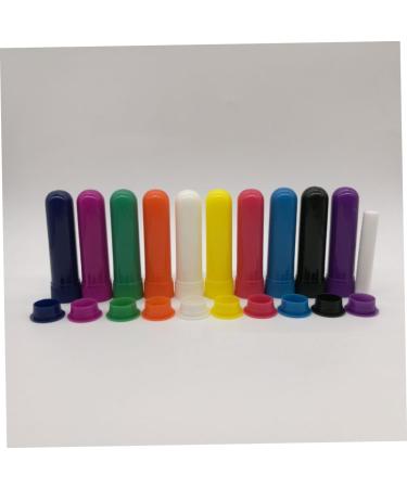 Healifty 24pc Empty Inhaler Tubes for Essential Oils - Silver Nasal Inhaler Sticks - Buy Online on GoSupps.com