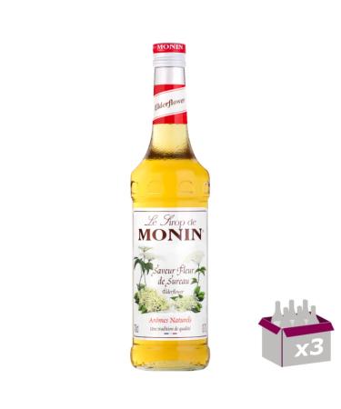 Monin Syrup - Elderflower - 70cl - Pack of 3