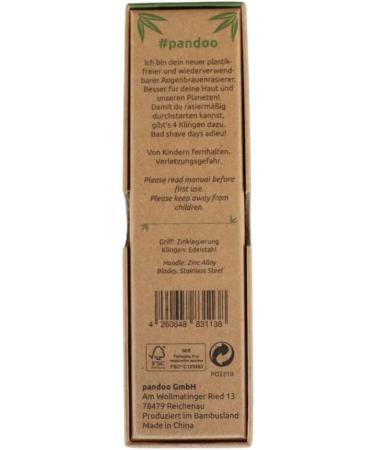 Metal Eyebrow Razor - Reusable with 4 Blades Face Hair Remover - Available in Black & More Colors - Buy Online on GoSupps.com