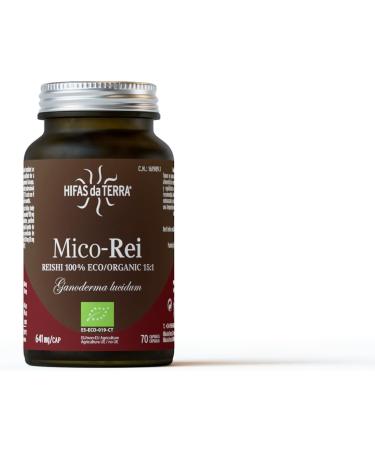  HIFAS DA TERRA Mico Rei (Ganoderma lucidum) HYPHAS OF THE EARTH 70 capsules - Buy Online on GoSupps.com