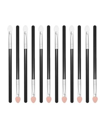 Dtotterul eyeshadow applicator long 12 pieces aplicator brush eyes shadow brush sponge eyes shadow brush set eyeshadow brush brush dual color eyeshadow sponge applianter application set - Buy Online on GoSupps.com