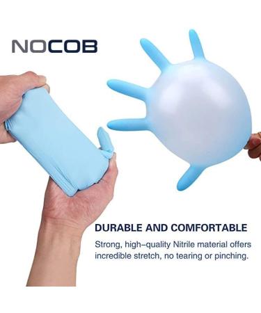 NOCOB Multi-Purpose Nitrile Disposable Gloves Powder & Latex-Free 100 Pc Pack 3 Mill Blue | S M L XL | Ships from Canada Large - Buy Online on GoSupps.com