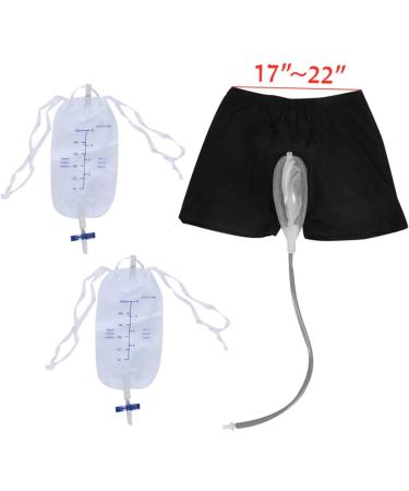 500ml Urine System Holder Bag for Men - Portable Wearable Male Pee Bag with Spill-Proof Collector for Incontinence Patients - Buy Online on GoSupps.com
