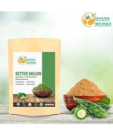 Organic Herbs Botanica Bitter Melon Powder | Karela Powder for Blood Purification | Non GMO & Gluten Free | Promotes Healthy Lifestyle - Buy Online on GoSupps.com
