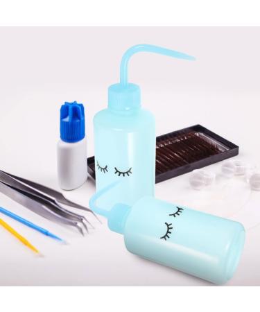 Healvian Set of 6 Cleaning Bottles for 250ml Shampoo Narrow Nozzle Anti-Leak Flexible - Buy Online on GoSupps.com