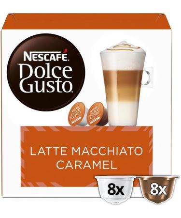 DOLCE GUSTO - Latte Macchiato Caramel Type Capsules 145G - Pack of 3 - Buy Online on GoSupps.com