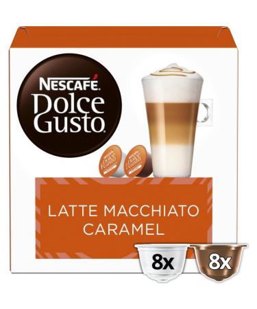 DOLCE GUSTO - Latte Macchiato Caramel Type Capsules 145G - Pack of 3