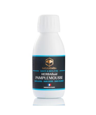 Naturathera HERBAFLUID PAMPLEFRUIT (EPP) - Grapefruit Seed Extract - Food Supplement Immunity - 125 ml - Made in France - Vegan - No GMO Allergen Additives