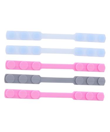 Wofashpuret 5st mask extension reusable mask hook mask buckle made of silicone hook for earremes question ear hooks Face cover Earfings Accessories Anti-Strangulation