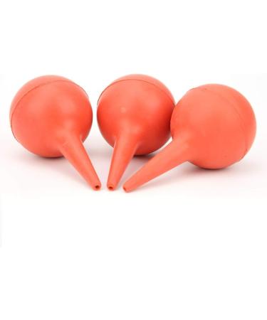 3Pcs 30ml Hand Bulb Ear Syringe for Ear Washing - Red | Laboratory Tool for Kids & Adults - Buy Online on GoSupps.com