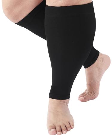 Calf Compression Sleeves for Men & Women - Ultimate Support for Shin Splints Circulation Varicose Veins & Swelling | Plus Size Available - Buy Online on GoSupps.com