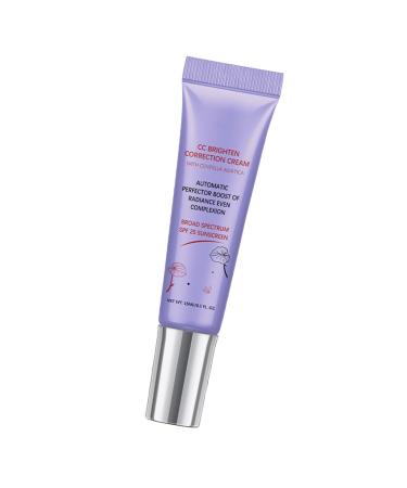 C Correction Cream Moisturizing Full Coverage Makeup Color Corrector Balances Skin Tone Invisible Pores Moisturizing Balances Skin Tone Purple