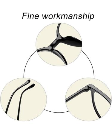 TAORANJU Blue Light Blocking Glasses for Women & Men | Stylish Curved Frame for Small Faces | Anti Dry Eyes & Glare | Non-Prescription Computer & Reading Glasses - Buy Online on GoSupps.com