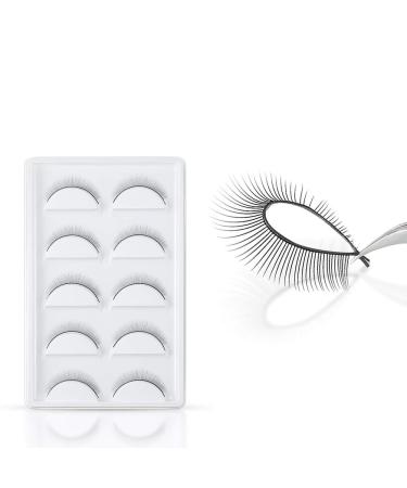 50 Pairs Eyelash Extension Practice Lashes - Self Adhesive False Strips for Beginners | Quality Makeup Supplies - Buy Online on GoSupps.com