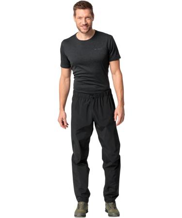 VAUDE Men's Comyou Rain Pants XL Black | Premium Waterproof Outdoor Gear for International Shipping - Buy Online on GoSupps.com