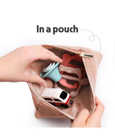 Petinube Silicone Pacifier w/ Individual Case, BPA Free, Glow in Dark, Korea Made - Warm Beige Kite 0-6 Months - Buy Online on GoSupps.com