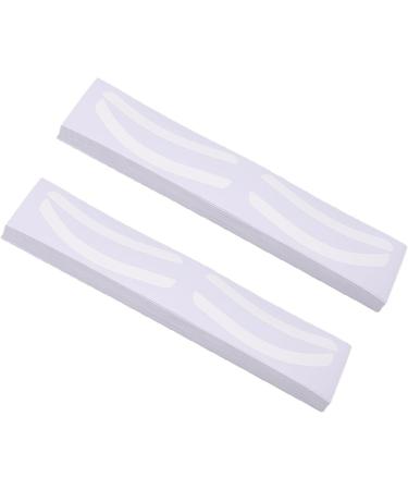 100 feuilles d'autocollants de pochoir sourcils jetables s rs hygi niques adh sifs de positionnement mod le de sourcils pour artiste de Microblading (C) C C - Buy Online on GoSupps.com