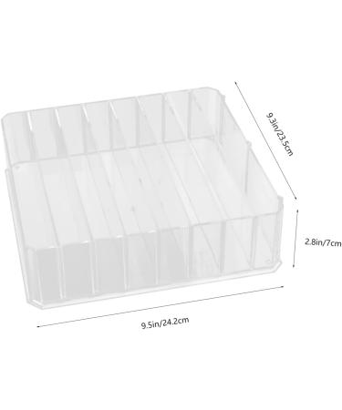 FRCOLOR 1 Set Divider Storage Box Lip Gloss Storage Rack Jewelry Holder Acrylic Organizer Make up Cosmetic - Buy Online on GoSupps.com
