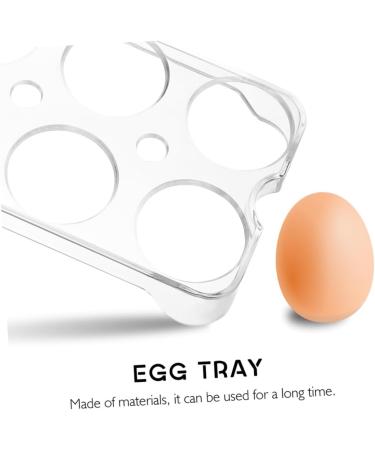 CORHAD 2pcs Egg Brackets Fridge Eggs Refrigerator Egg Holder Egg Stands Egg Racks Ceramics Container - Buy Online on GoSupps.com