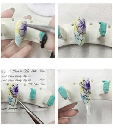 Artlalic Nail Art Sponge Glitter Powder & Gradient Dotting Pen Brush - 2-in-1 DIY Manicure Tool for Perfect Nail Designs | International Shipping Available - Buy Online on GoSupps.com