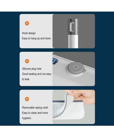 Squeegee For Window Cleaning with Spray 3 in 1 Window Cleaner with Telescopic Wiper Cleanin Window Glass Handle Professional L 1SET - Buy Online on GoSupps.com