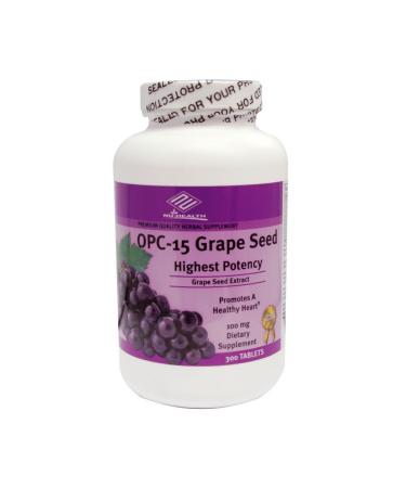 OPC-15 Grape Seed Extract 100 mg 300 Tabs Anti-oxidant Good Product