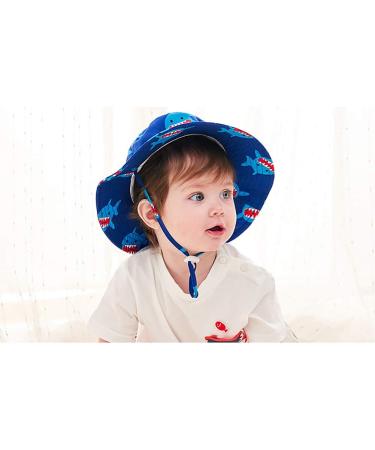 XYIYI Kids Shark Bucket Hat - Adjustable Sun Hat for Boys Girls 1-2 Years - Buy Online on GoSupps.com
