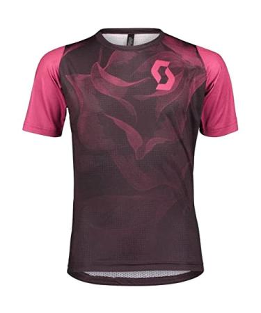 Scott Trail 20 Junior kids bike jersey short purple/pink 2022 164 7162 Dark Purple/Carmine Pink