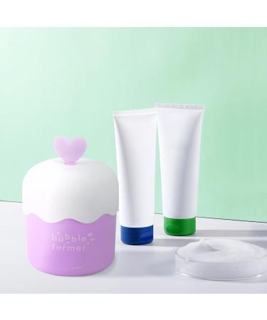 Veemoon Portable Facial Foaming Cup - Travel-Friendly Facial Cleansing Tool (Purple) | International Shipping Available - Buy Online on GoSupps.com