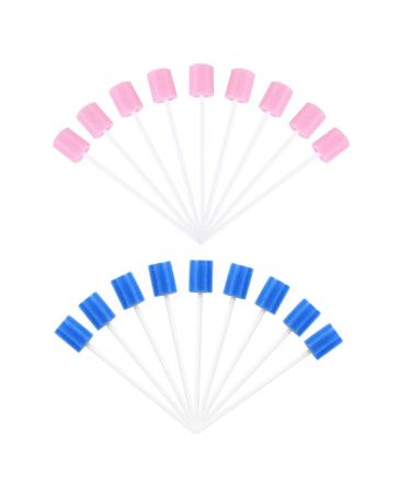 Medical Sponge Stick Mouth Care: 30 Pieces Cleaning Sponge Stick Pink Sponge Tooth Oral Dental Care Swab Head - Buy Online on GoSupps.com