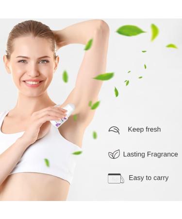 (2pcs) Underarm Deodorant Deodorant Balm Long Lasting Fragrance Walking Bead Deodorant Stick Vegan No Residue Fresh and Dry (Lavender Rose) - Buy Online on GoSupps.com