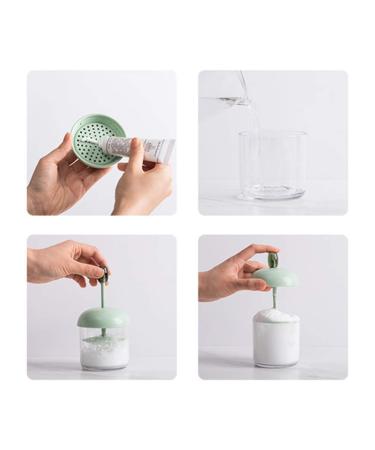 Healifty Marshmallow Whip Maker | Facial Foam Cup & Bubble Maker | Korean Skincare Tool for Deep Cleansing (Green - Buy Online on GoSupps.com