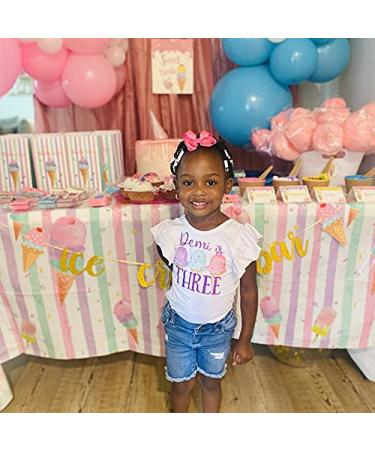 Girls Personalized Sweet Ice Cream Birthday Top any age - Buy Online on GoSupps.com