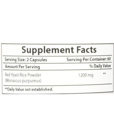 Best Naturals Red Yeast Rice 600mg Capsules - 120 Caps (2 capsules per serving) - Promotes Heart Health and Cholesterol Support - Buy Online on GoSupps.com