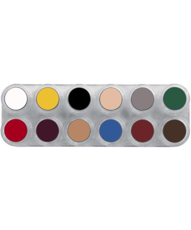 Grimas Cream Make up Theatre Make-up 12 Colors Palette B - Buy Online on GoSupps.com