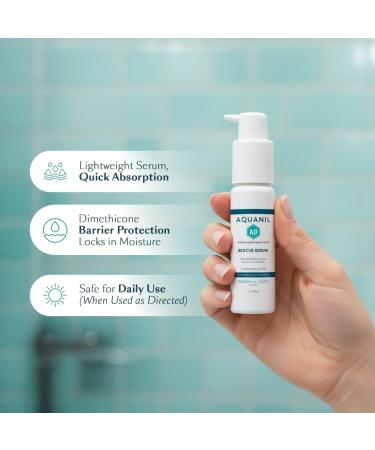Aquanil AD Rescue Serum Hypochlorous Acid 0.011% for Itch & Rash Relief Soothing Serum for Irritated Skin Fragrance & Dye Free Sensitive Skin Safe Lightweight & Fast Absorbing 1 oz - Buy Online on GoSupps.com