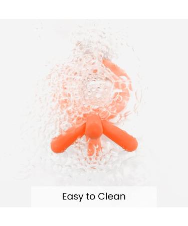 Comotomo Silicone Baby Teether - Orange | BPA-Free Teething Toy - Buy Online on GoSupps.com