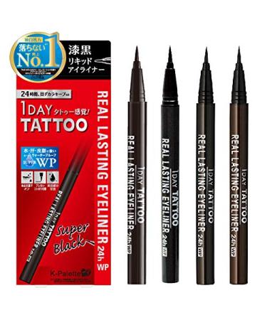 K-palette Real Lasting Eyeliner 24h Waterproof - 01 Super Black 1 Oz (Pack of 1) for Women - Buy Online on GoSupps.com