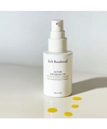 Josh Rosebrook Active Infusion Oil - Retinoid & Vitamin C Serum for Improved Skin Texture Tone & Radiance - 30mL - Shop Internationally Now - Buy Online on GoSupps.com