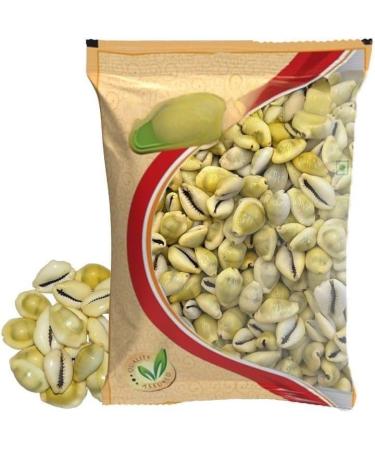 Peel Cowd 100 g | For Pooja | Pearl Cody | Pearl Cody | Yellow Sheep | Cody Pearl | Curry Sea Shell | Laxmi And Diwali Pooja Article Kaudi Shells
