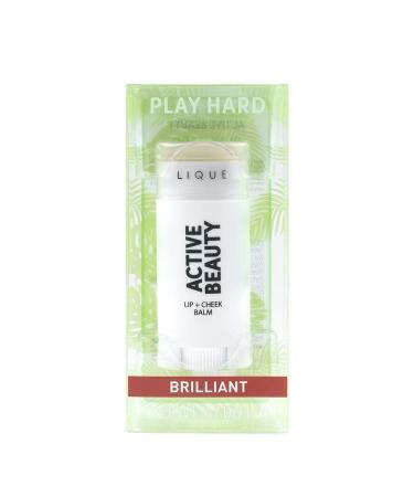 LIQUE Active Lip & Cheek Balm Stick - Lightweight Vegan Formula for Natural Dewy Finish - 0.49 Oz - Buy Online on GoSupps.com