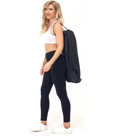 NGT Large Size Yoga Mat Bag with Pockets | Rainproof Yoga Strap Bag for Women - Black - Buy Online on GoSupps.com